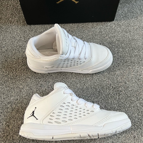 Air Jordan kids Flight Origin 4 White Sneakers - Picture 11 of 13